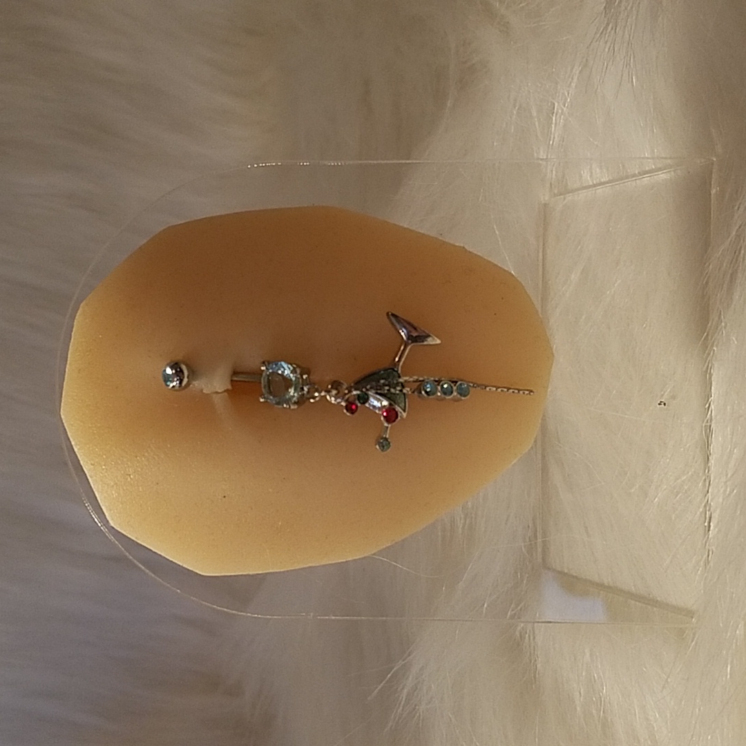 Cocktail Dangle Belly Ring